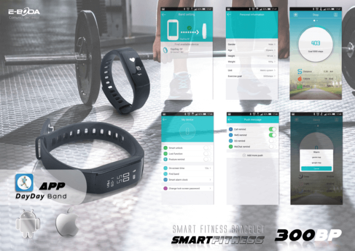 Bratara Fitness E-BODA Smart Fitness 300 BP